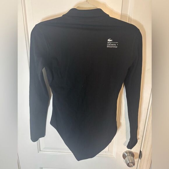 Lacoste Black Long Sleeve Bodysuit - Picture 6 of 6
